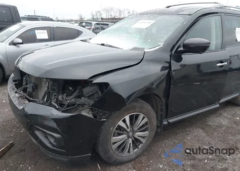 2017 Nissan Pathfinder Sl из США, поврежденный, VIN 5N1DR2MN6HC908189